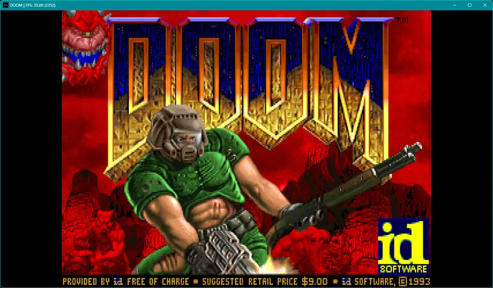 Title screen