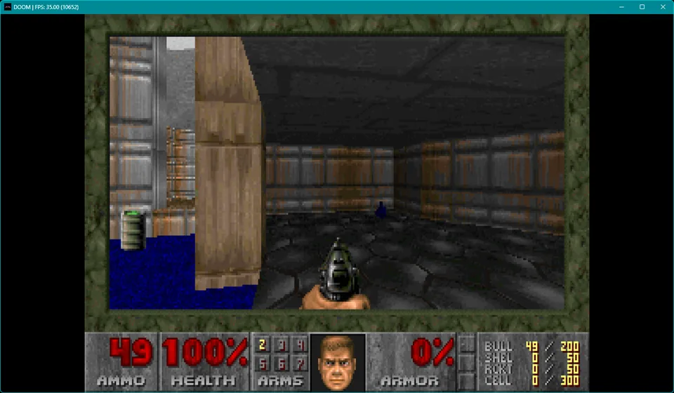 After one shot (ammo 49)
