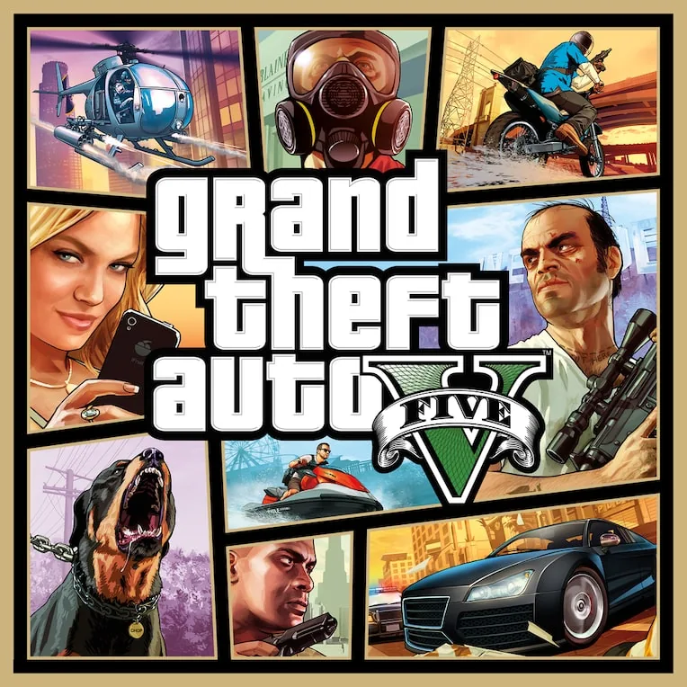 Grand Theft Auto V — publisher cover art